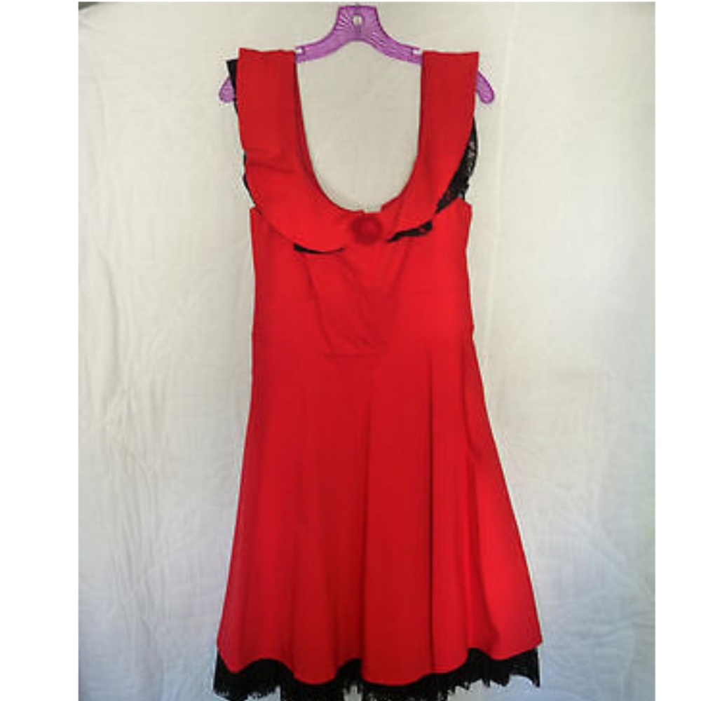 Torrid Retro Red  Spanish Swing Dress
